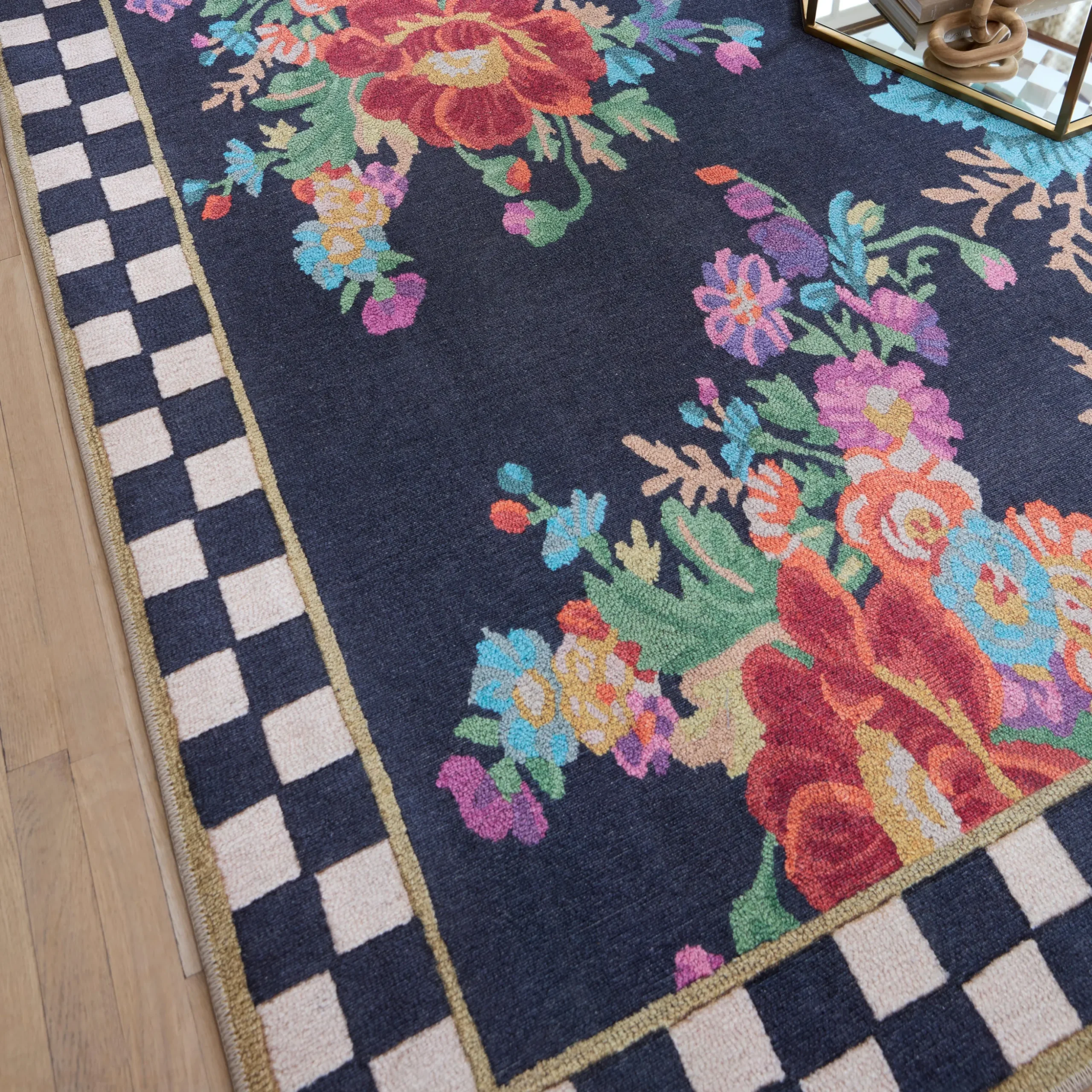 Flower Market 8' x 10' Washable Rug