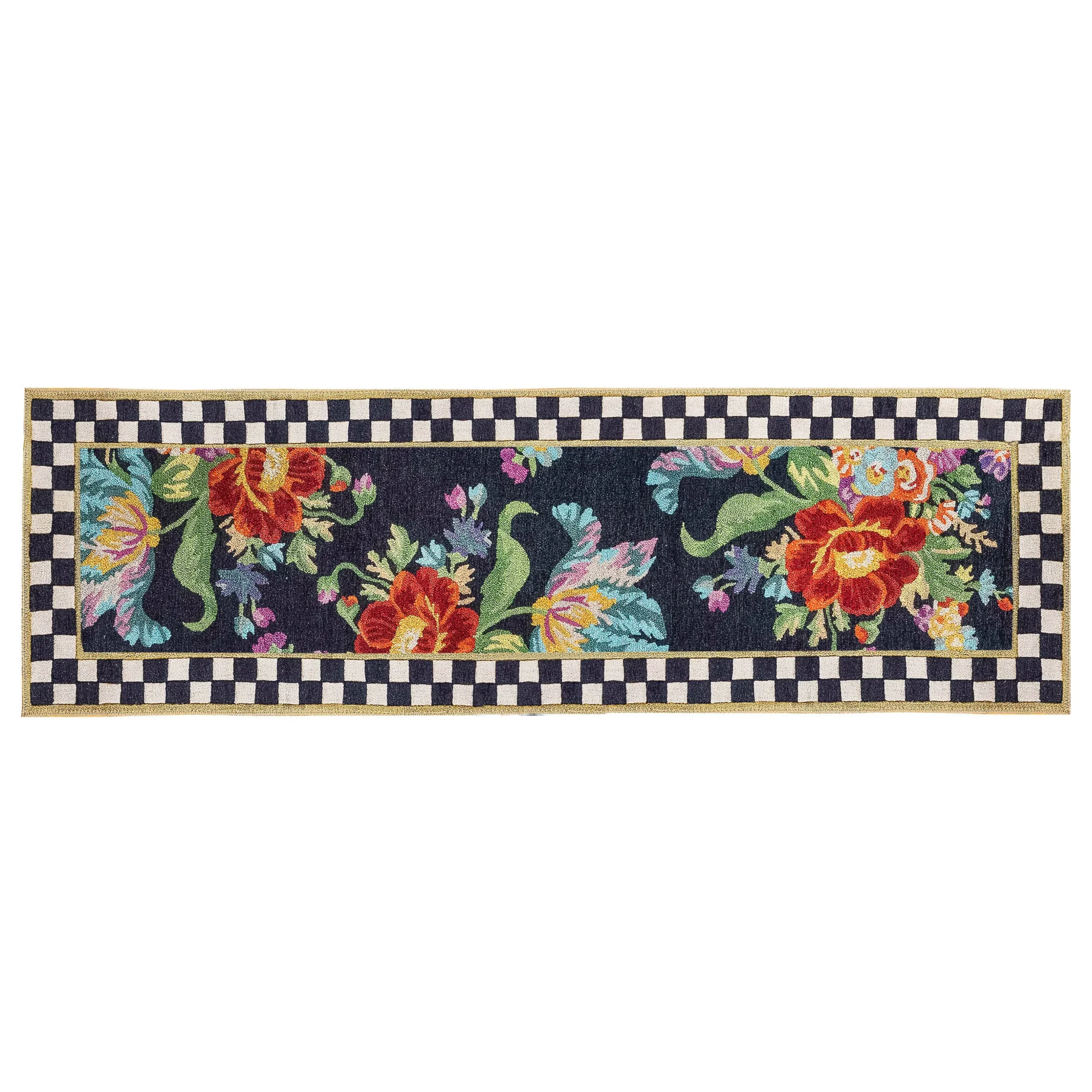 Flower Market 2'6" x 8' Washable Runner