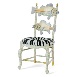 Freckle Fish Chair - Black & White Seat