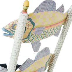 Freckle Fish Chair - Black & White Seat
