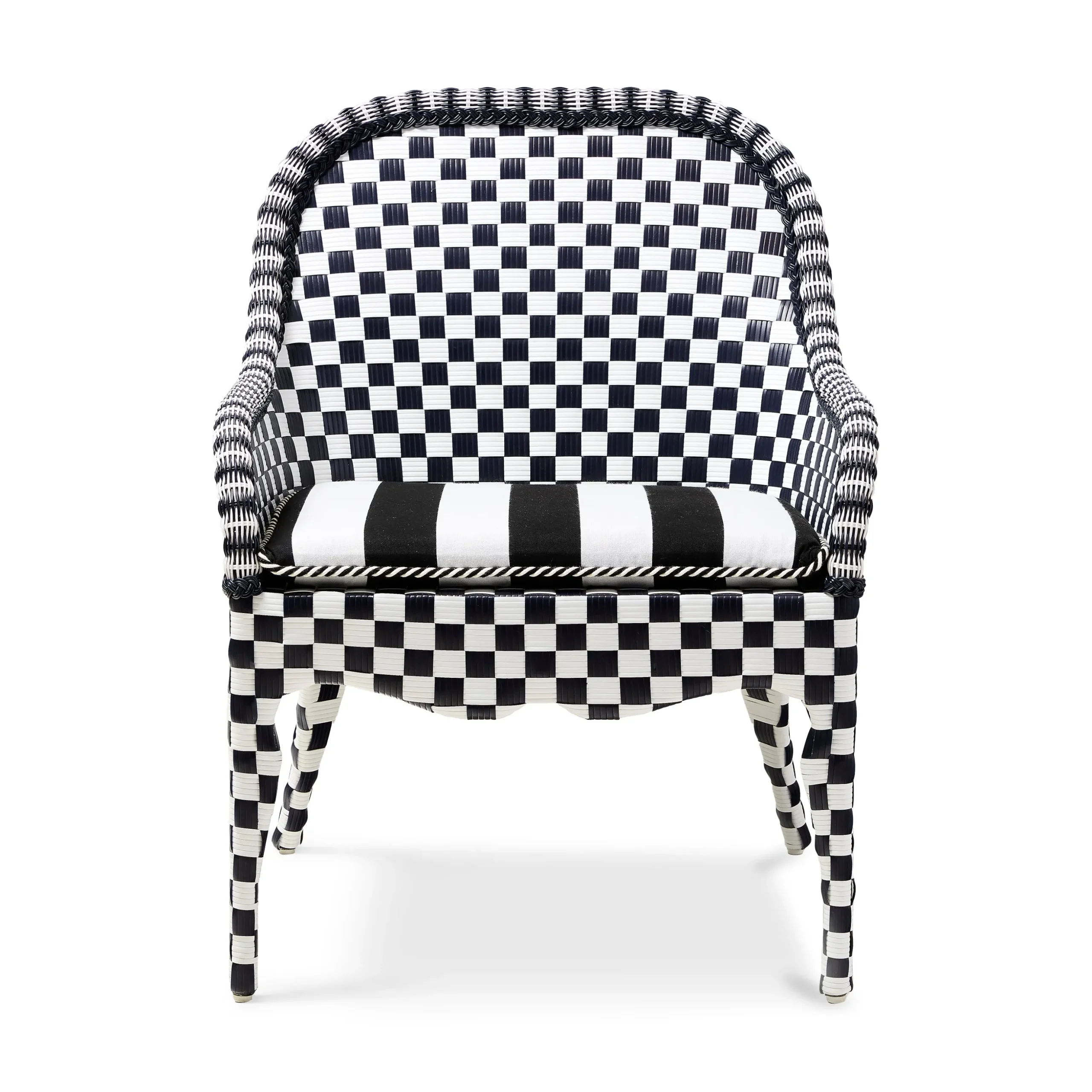 Gambit Check Outdoor Accent Chair