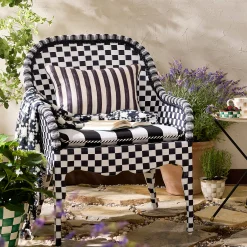 Gambit Check Outdoor Accent Chair