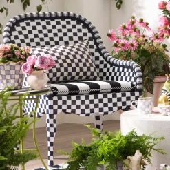 Gambit Check Outdoor Accent Chair