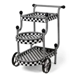 Gambit Check Outdoor Bar Cart