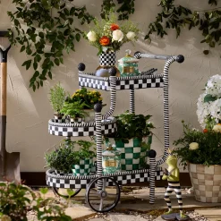 Gambit Check Outdoor Bar Cart