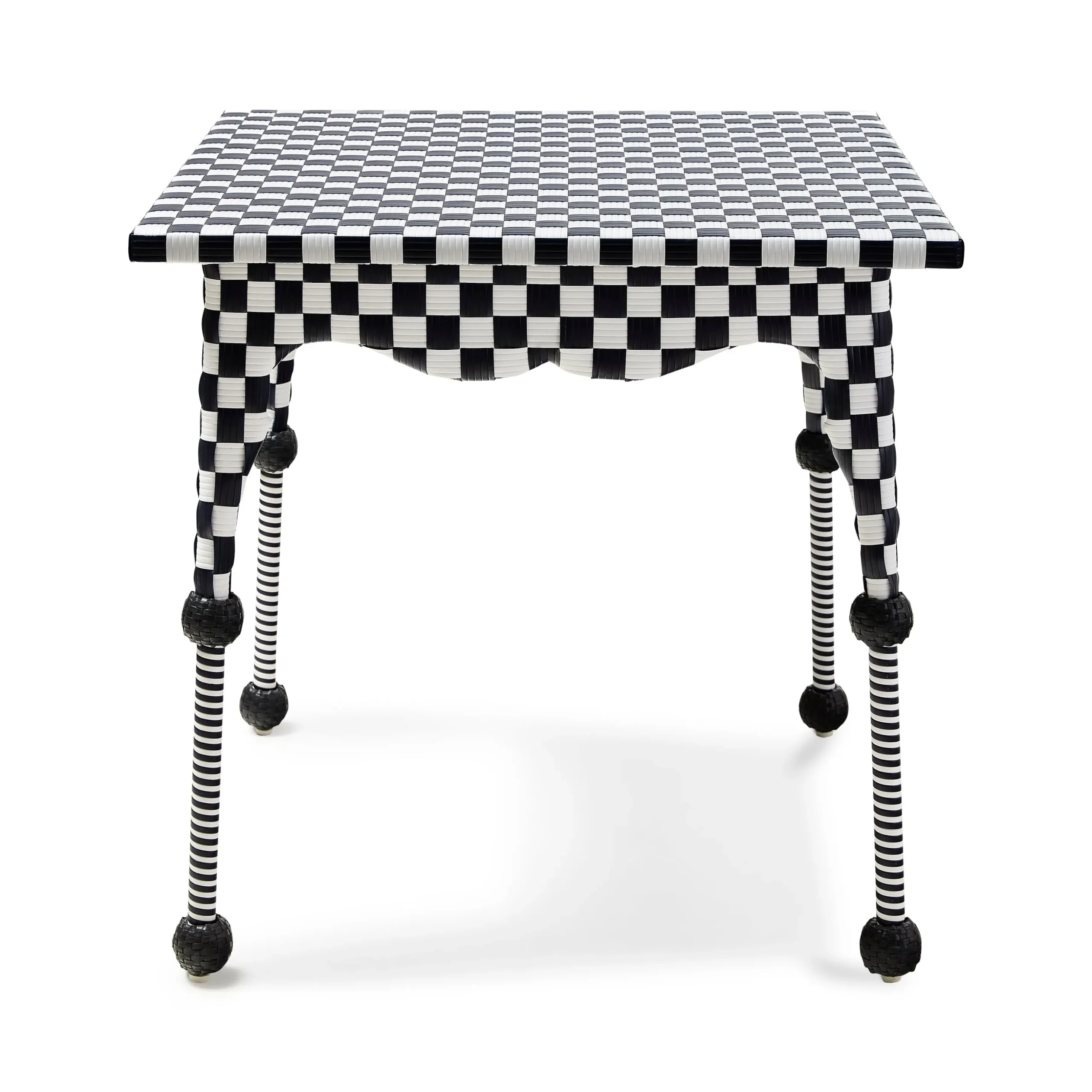 Gambit Check Outdoor Patio Dining Table