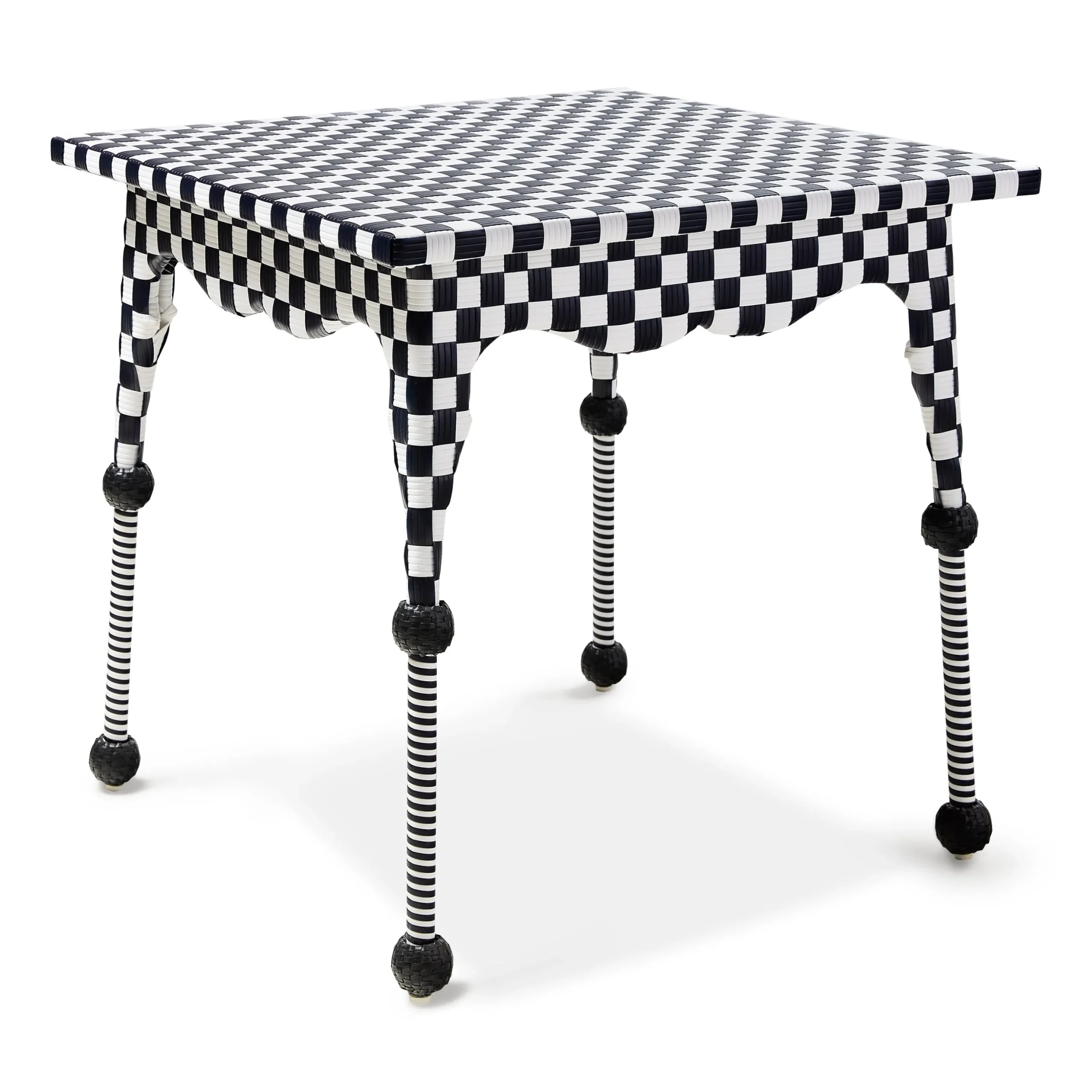 Gambit Check Outdoor Patio Dining Table