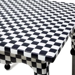 Gambit Check Outdoor Patio Dining Table