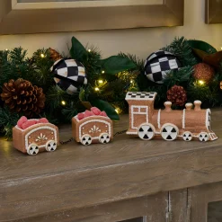 Gingerbread Ceramic Train