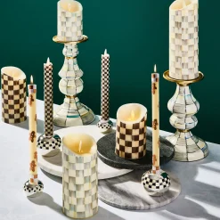 Gingerbread Dinner Candles, Set of 2