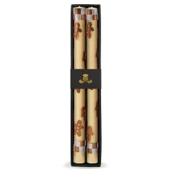 Gingerbread Dinner Candles, Set of 2