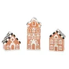 Gingerbread Village Candle Holders, Set of 3