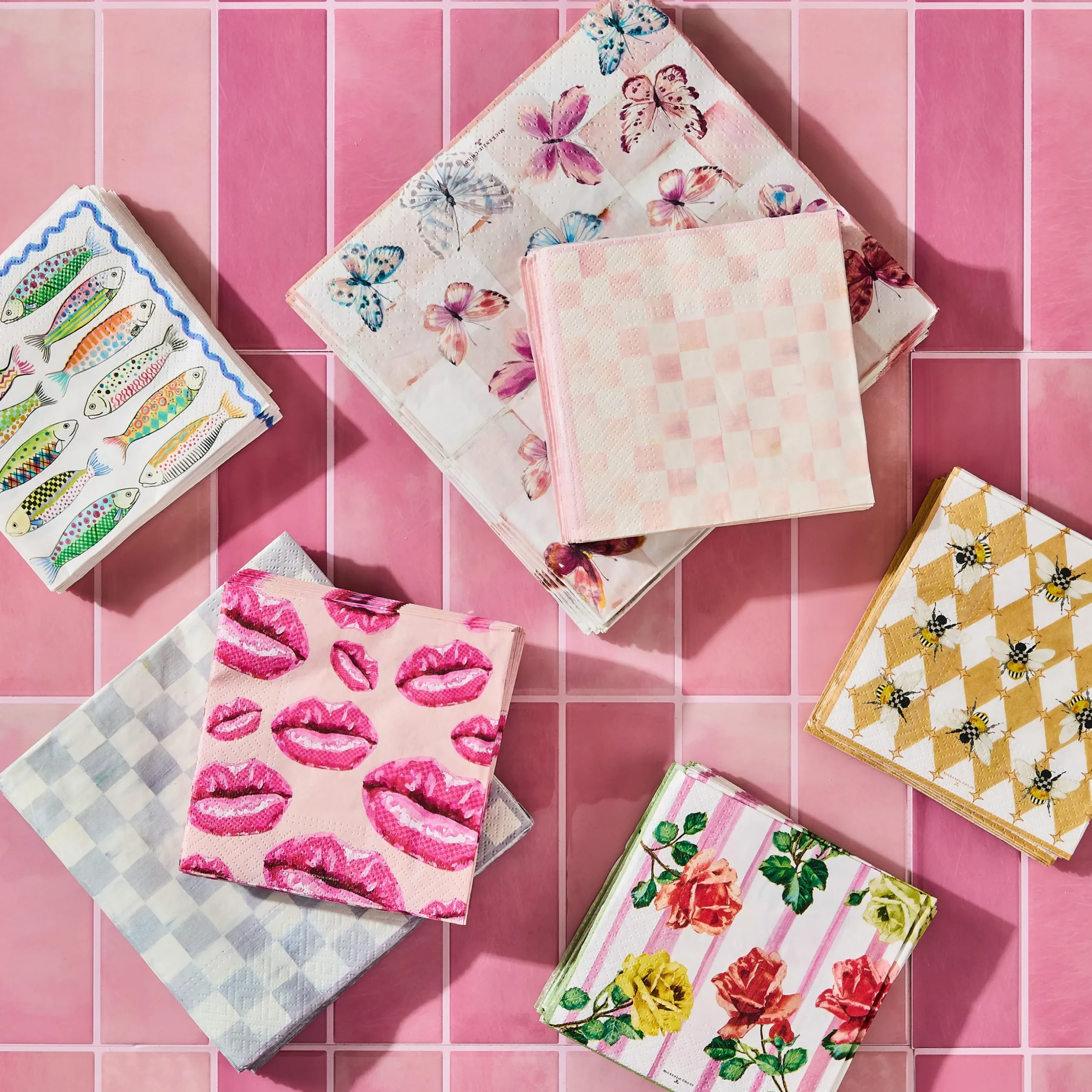 Go Fish Cocktail Paper Napkins