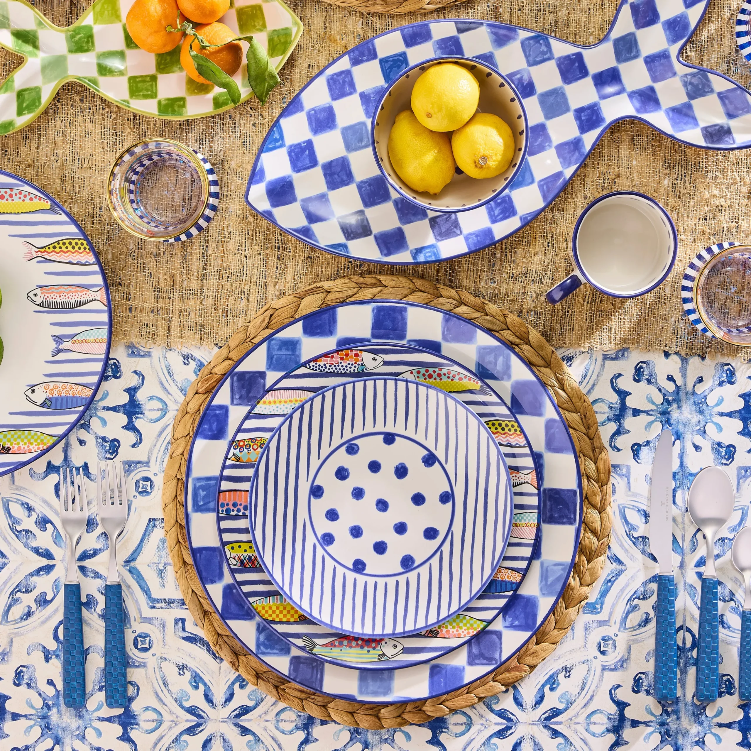 Go Fish Salad Plate