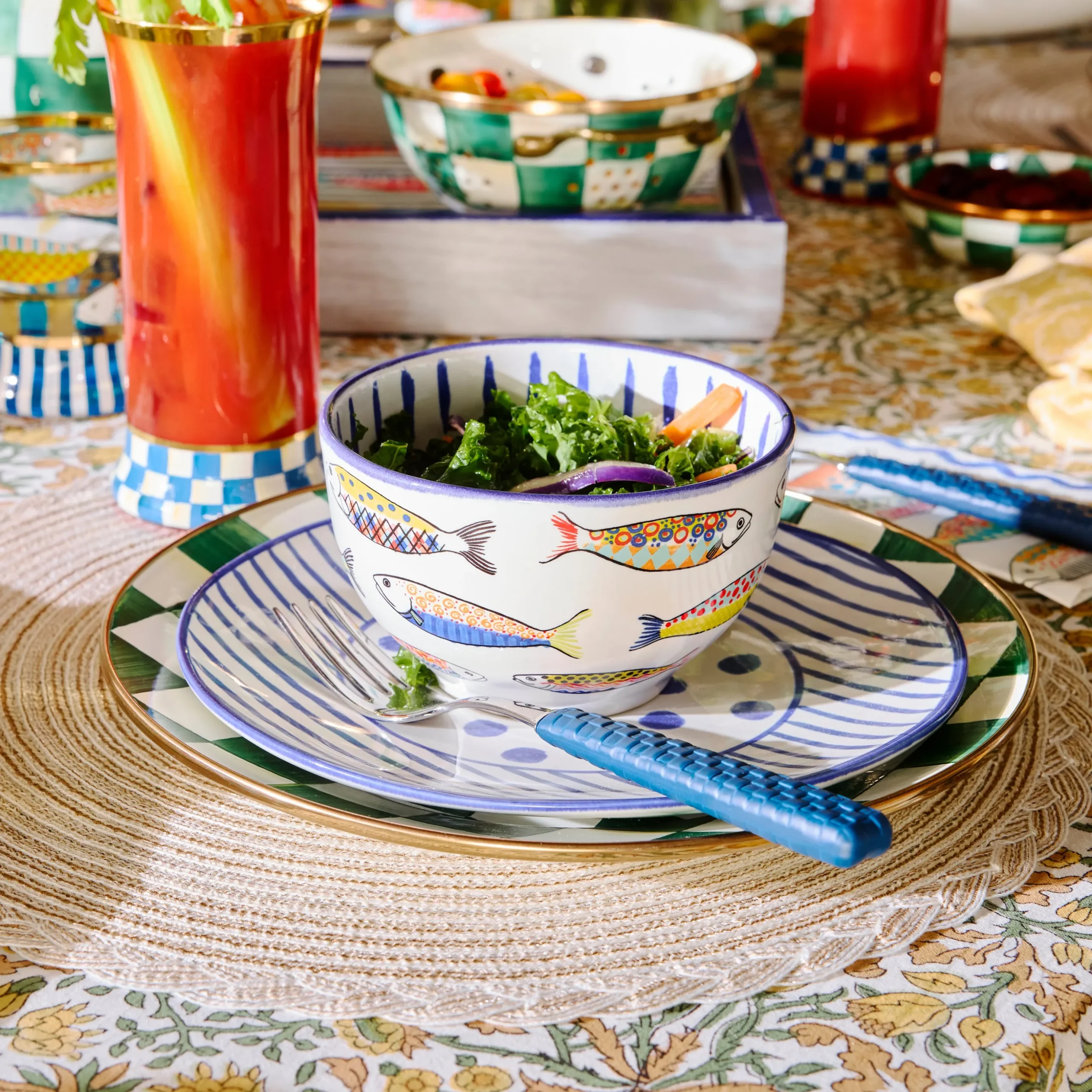 Go Fish Salad Plate