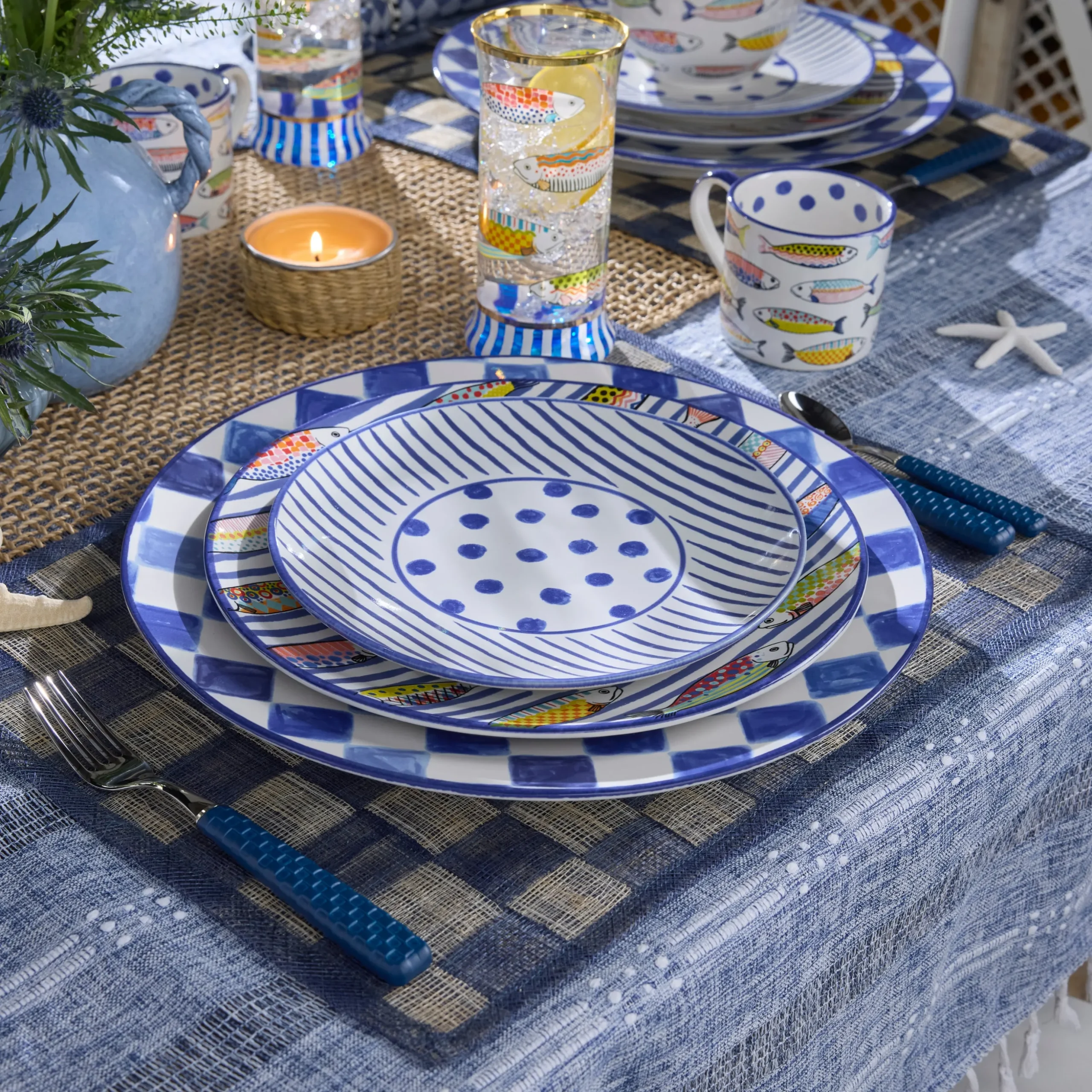 Go Fish Salad Plate