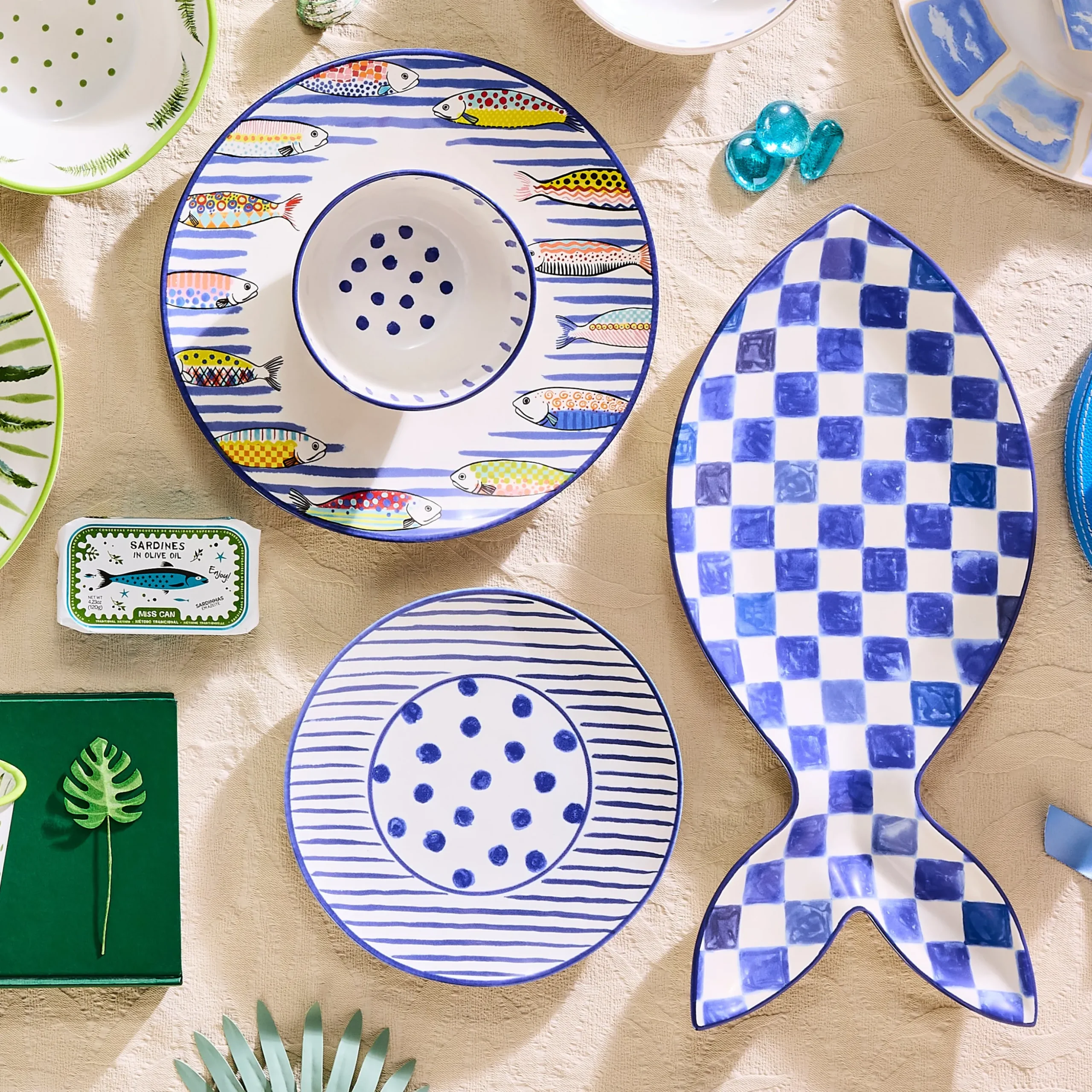 Go Fish Salad Plate