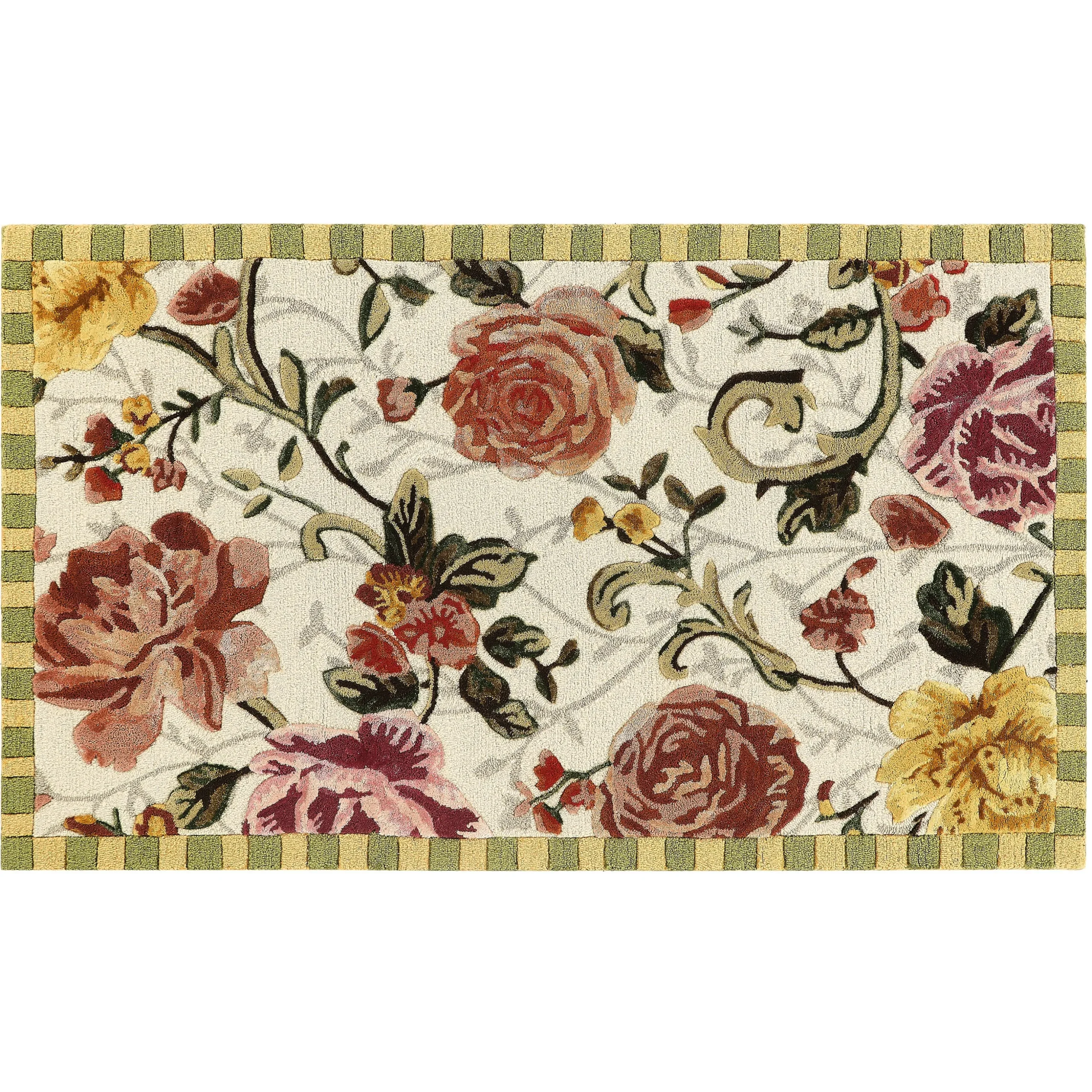 Golden Peonies 3' x 5' Rug
