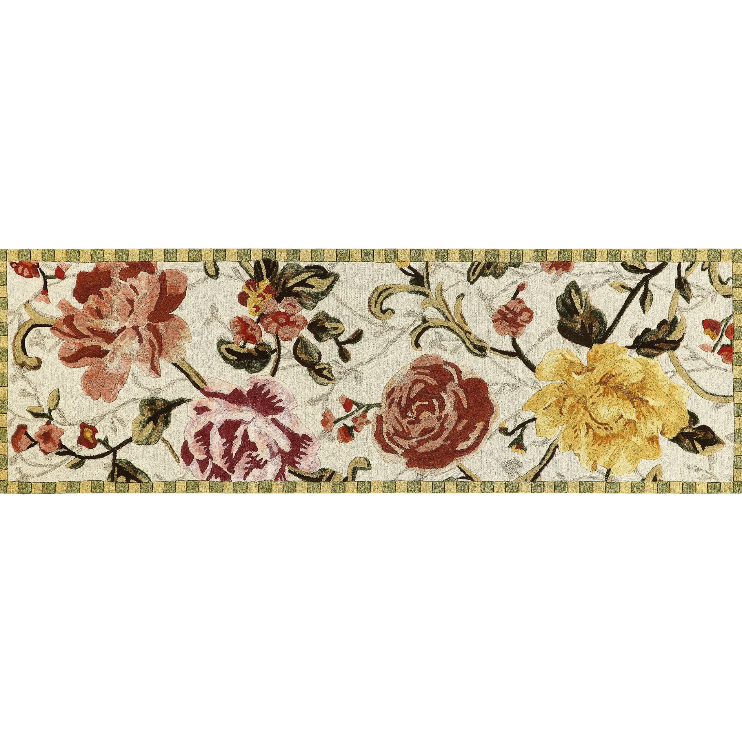 Golden Peonies 2'6" x 8' Runner