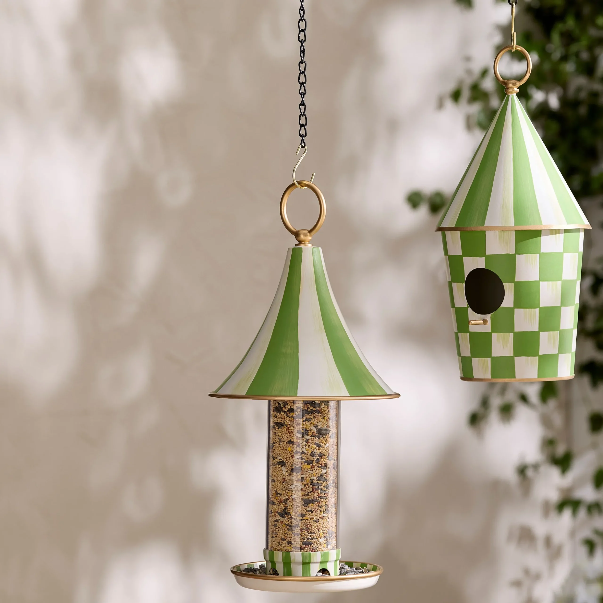 Grass Green Bird Feeder