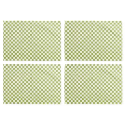 Green Check Placemat, Set of 4
