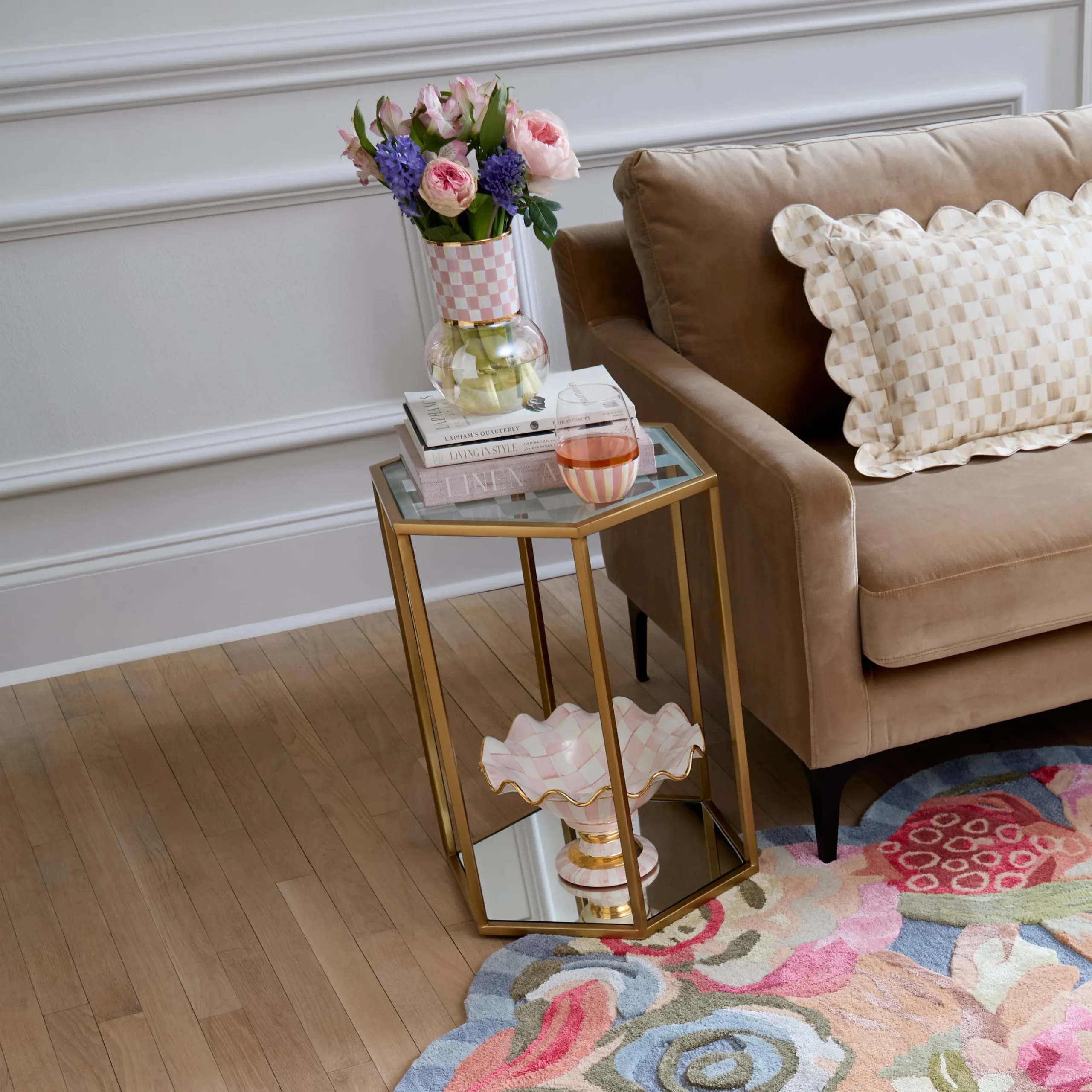 Honeycomb Accent Table