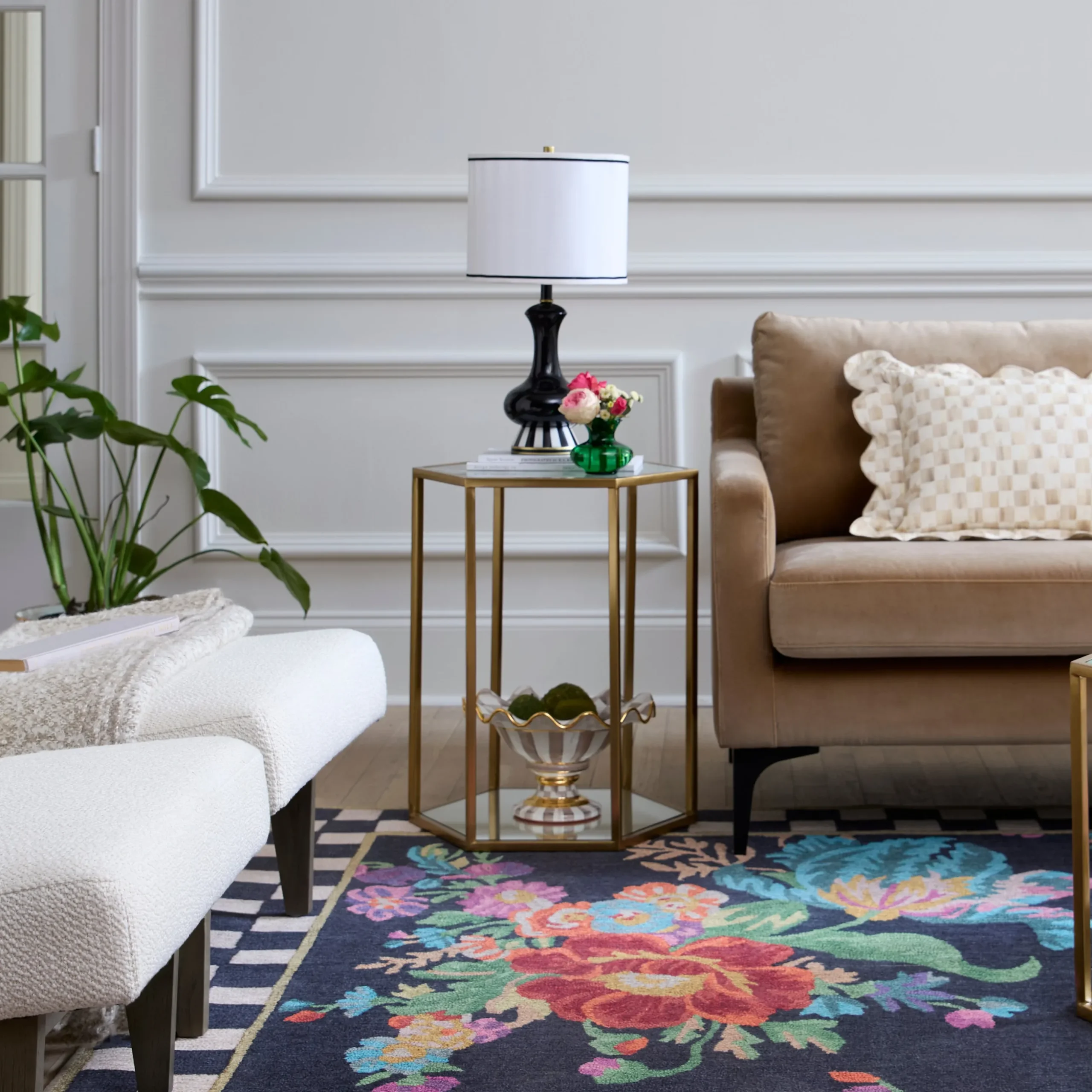 Honeycomb Accent Table