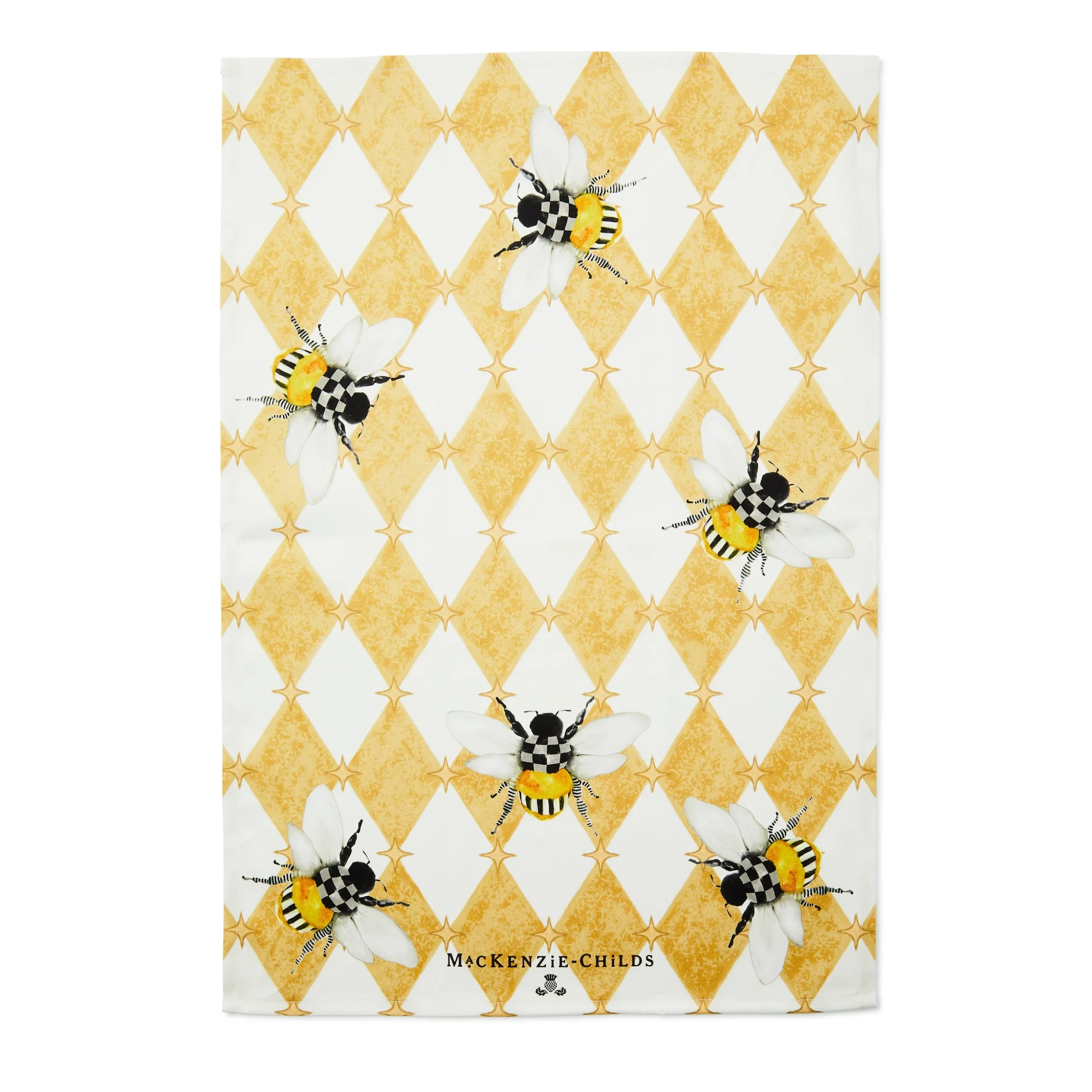 Honeycomb With Bees Dish Towel