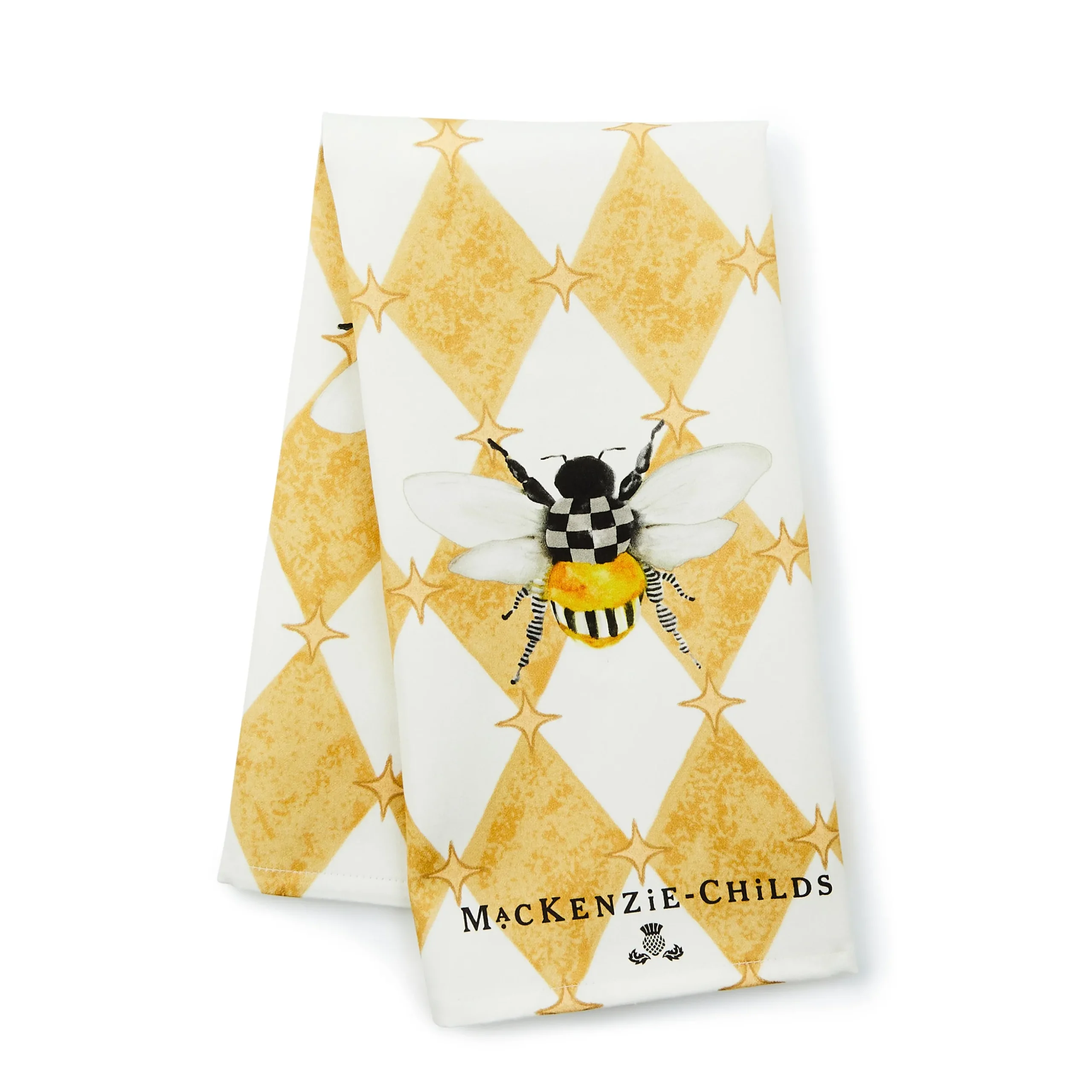 Honeycomb With Bees Dish Towel