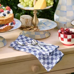 Indigo Check Napkin, Set of 4