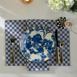 Indigo Check Placemat, Set of 4