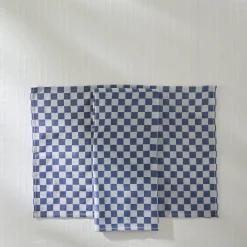 Indigo Check Placemat, Set of 4