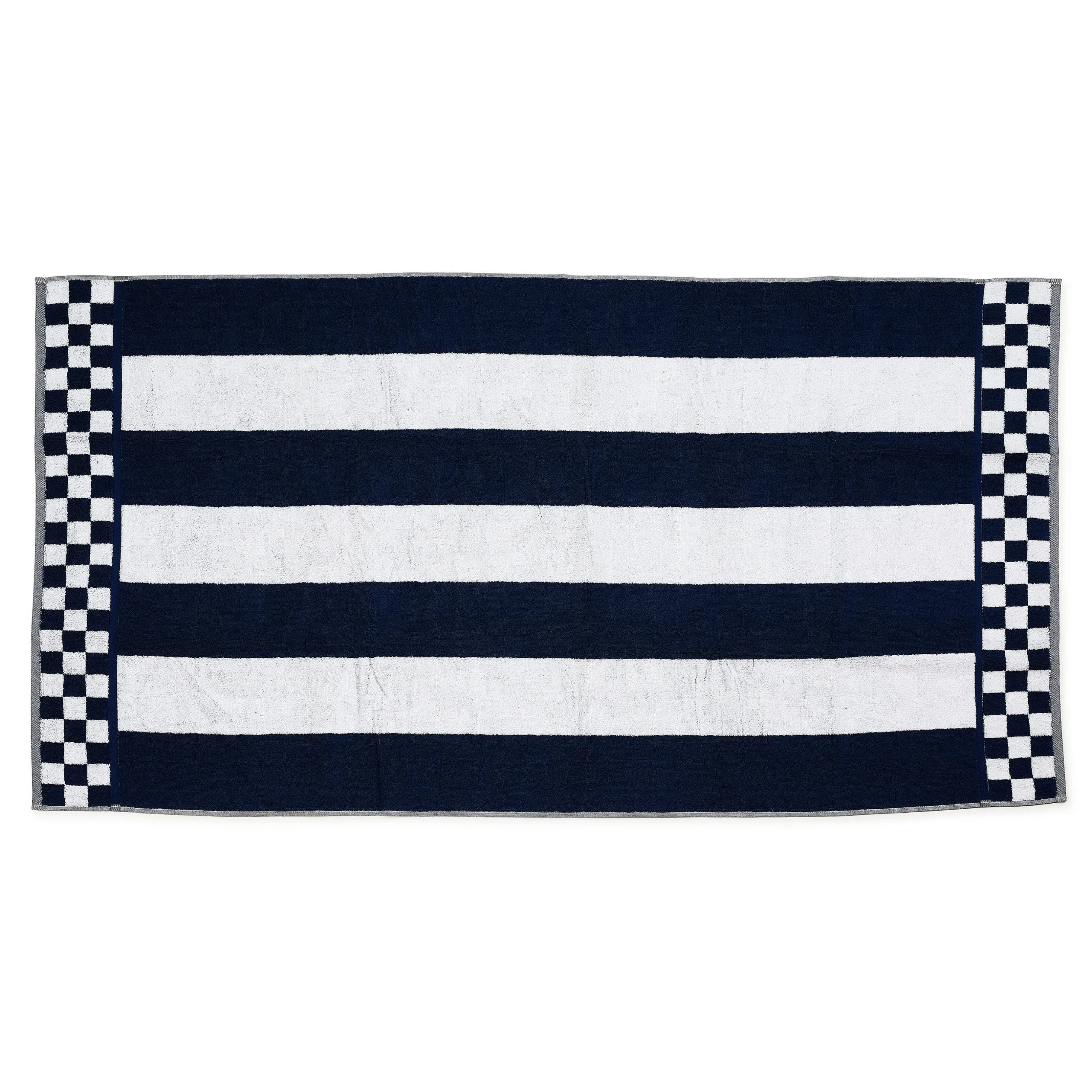 Indigo Stripe Bath Towel