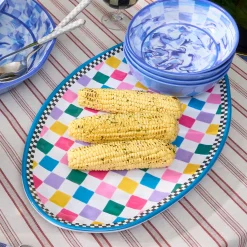 Jamboree Melamine Oval Platter