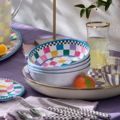 Jamboree Melamine Small Bowls, Set of 4