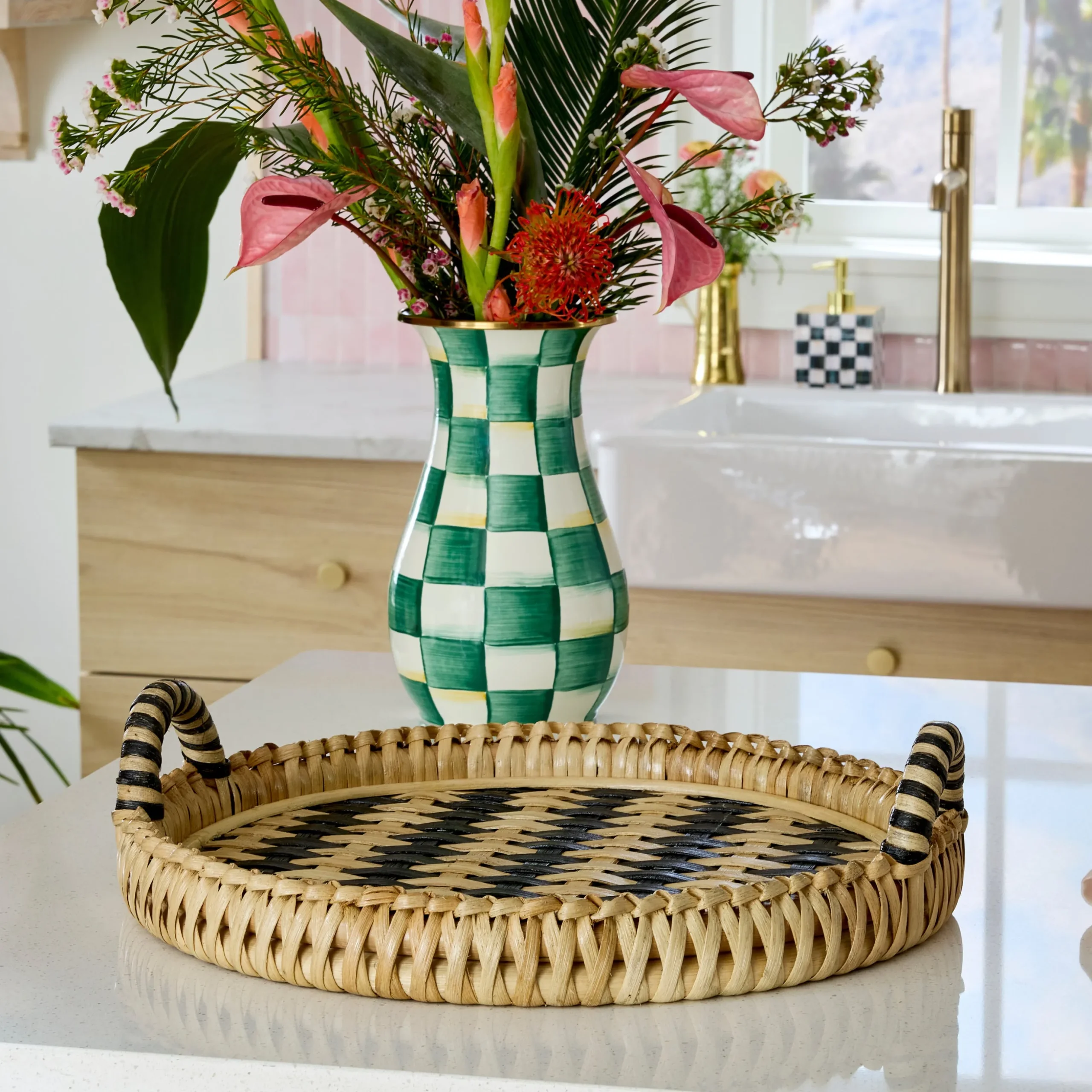Lanai Round Serving Tray