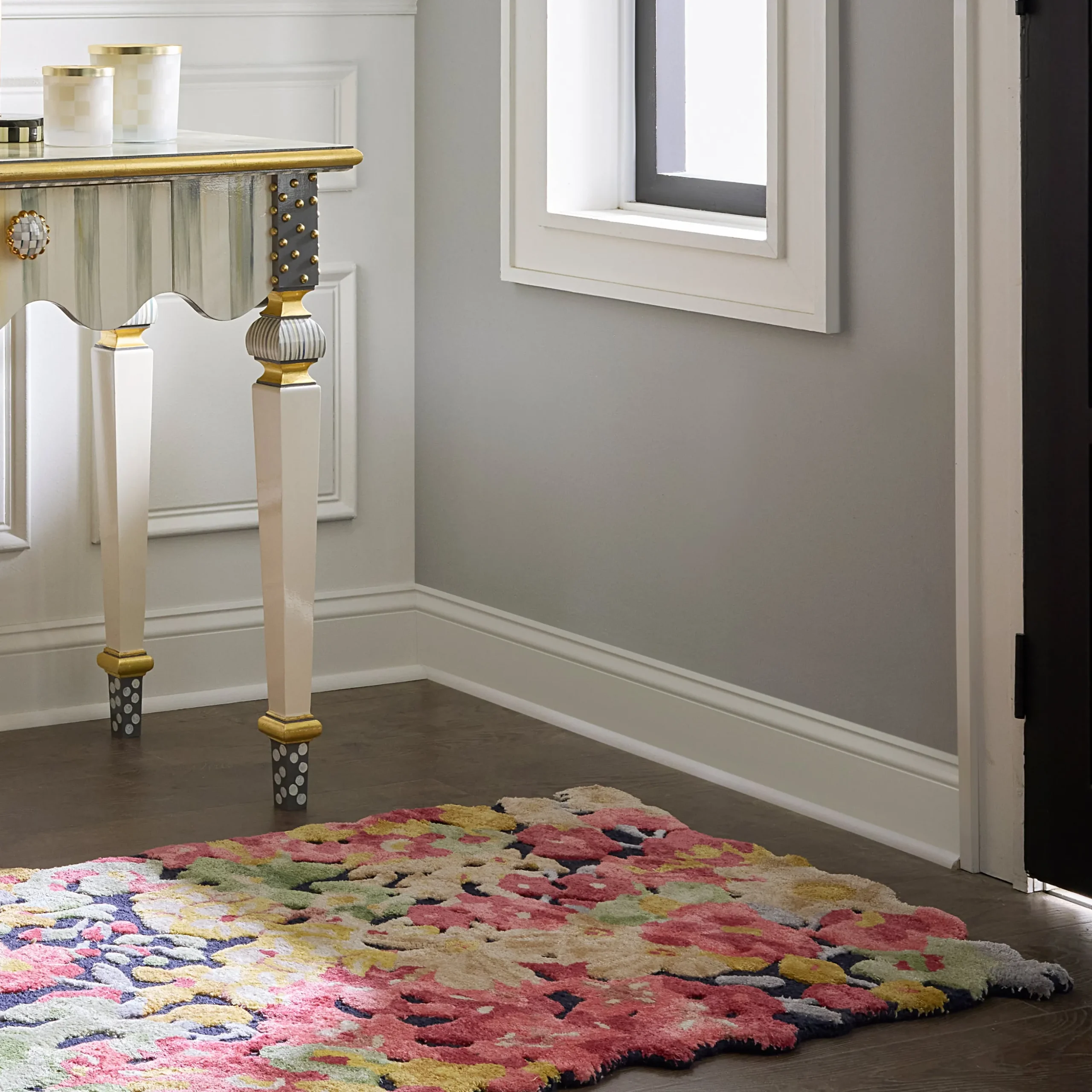 Laura's Flowers 2'6" x 8' Runner