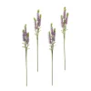 Lavender Beaded Flower Stem, Set of 4