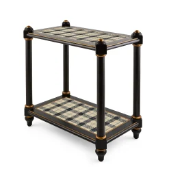 Mad for Plaid Accent Table