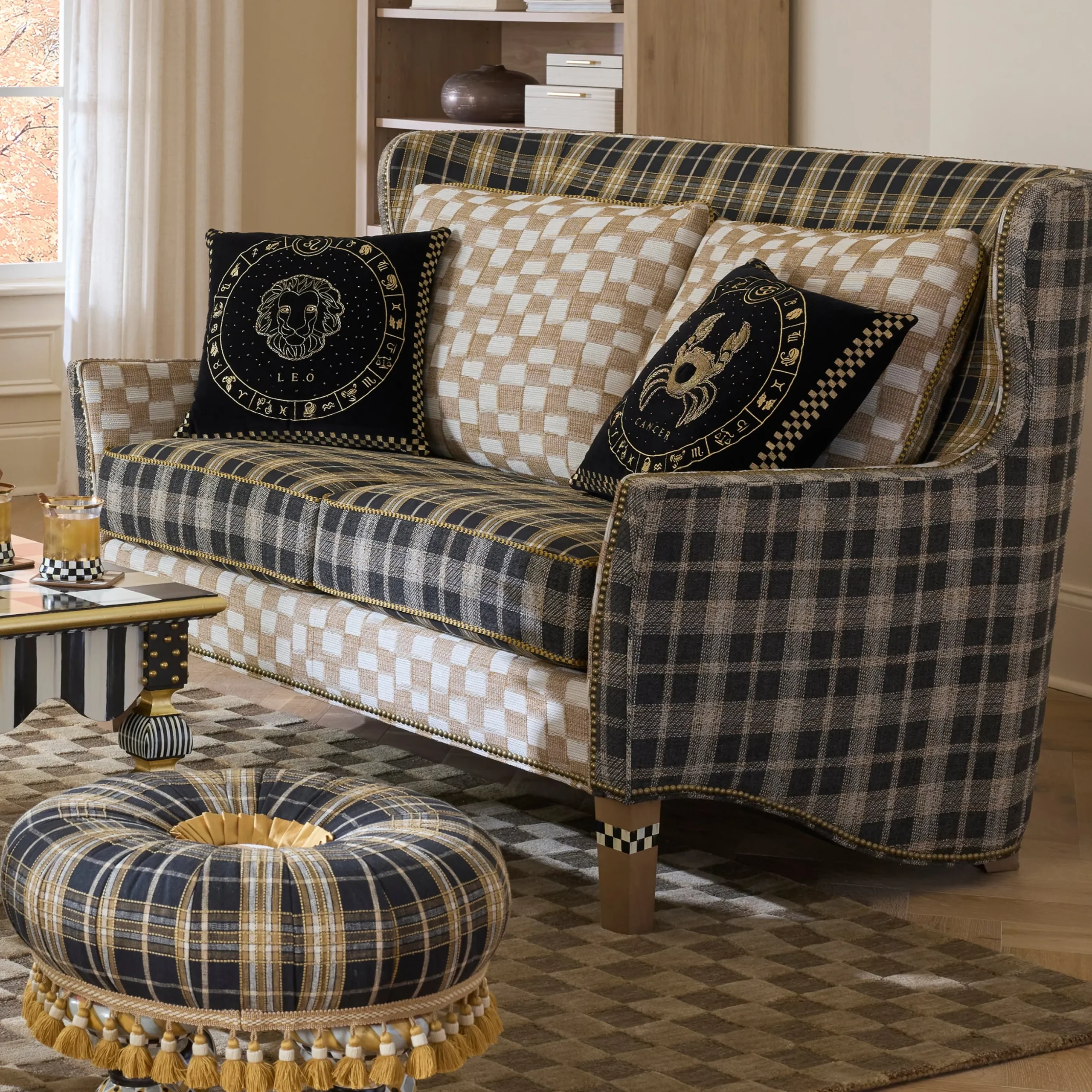 Mad for Plaid Loveseat
