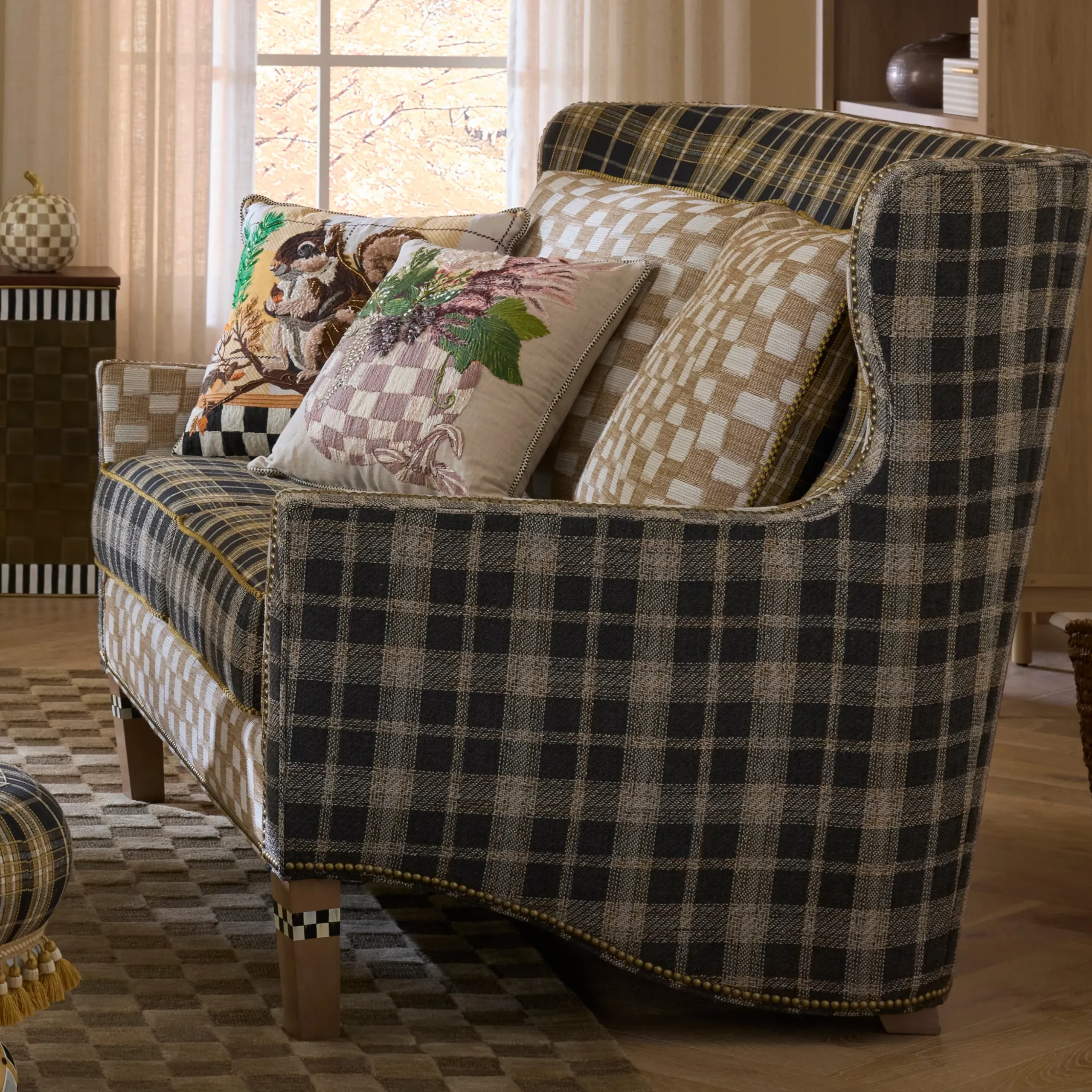 Mad for Plaid Loveseat