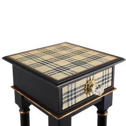 Mad for Plaid Tiny Table