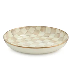Mocha Check Abundant Bowl