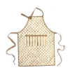 Mocha Check Apron