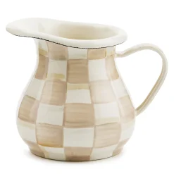 Mocha Check Creamer