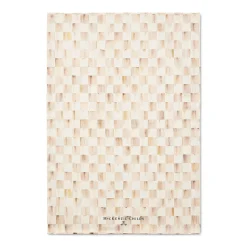 Mocha Check Dish Towel