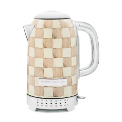 Mocha Check Electric Kettle