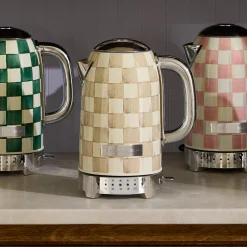Mocha Check Electric Kettle