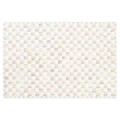 Mocha Checkered 5' x 7'6