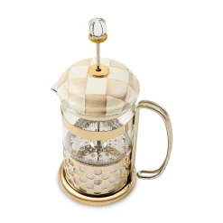 Mocha Check French Press